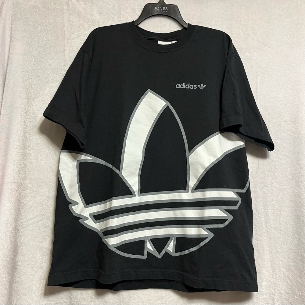 Adidas Black and White Trefoil Men's T-Shirt size XL